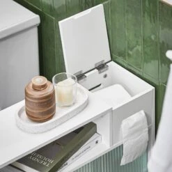 Armoire WC Roulante BZR117-W -Le Coin Bain Parfait Boutique 667d94258f504245a354f3d71aca2157