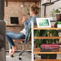 Etagère De Bain En Bambou Blanche -Le Coin Bain Parfait Boutique 67d7a77379fc45008804f3206e0b9c97