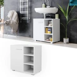 Meuble Sous-lavabo Perry Blanc -Le Coin Bain Parfait Boutique 68e23dd42c0443b6a6fc80b7a158016b