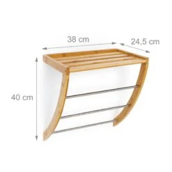 Étagère Porte-serviettes Bambou 3 Barres -Le Coin Bain Parfait Boutique 6a87ec623c3c480cb98bb5fc8debb2de