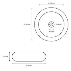 Lavabo Ø35x30cm Noir En Céramique -Le Coin Bain Parfait Boutique 6d1b3059f2fb4be592bfc21e328bd196