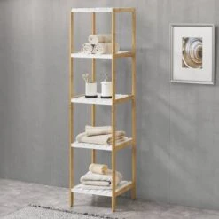 Étagère De Rangement Balsfjord Bambou -Le Coin Bain Parfait Boutique 6e9e91033dcf466a9a48a1f131be5674