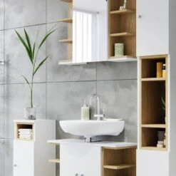 Salle De Bain Aquis Blanc/sonoma (2 él.) -Le Coin Bain Parfait Boutique 6f5c21264f2d491d9abc6ef3346cf218