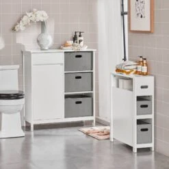 Armoire Salle De Bain BZR77-W -Le Coin Bain Parfait Boutique 72703d3dfd4e4629ac86187a140afb29