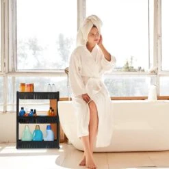 Étagère De Cuisine à Roulettes 3 Niveaux -Le Coin Bain Parfait Boutique 73eeb2d17c2540dda21fd9dbb0f1c257