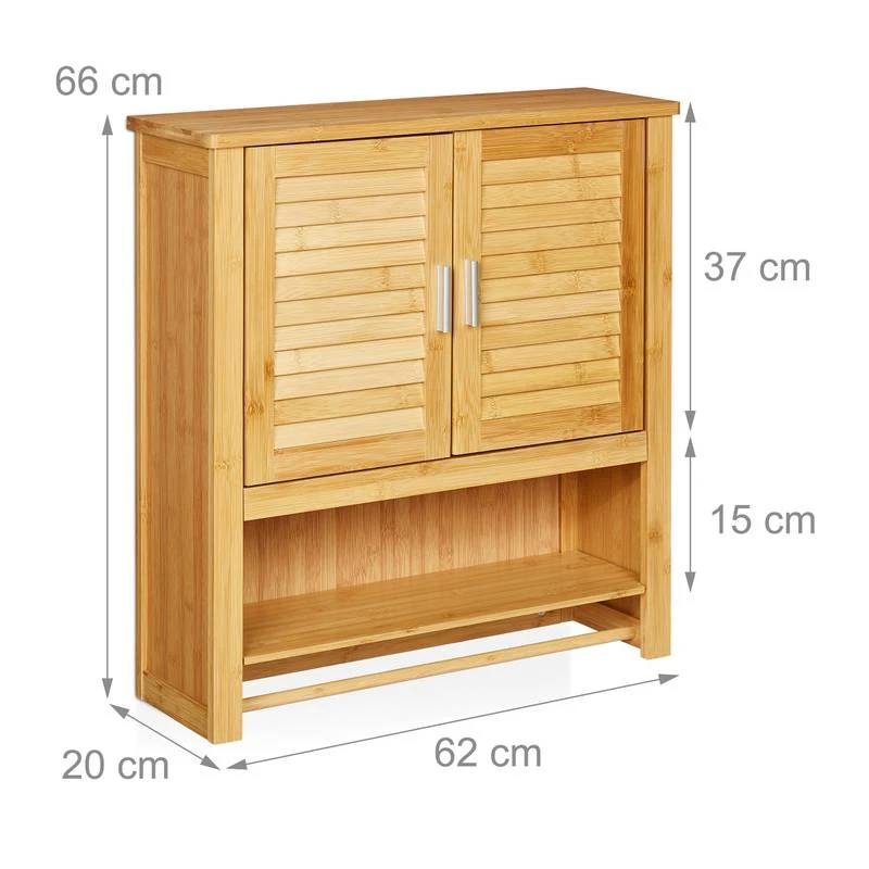 Armoire Salle De Bain LAMELL Bambou 9 Armoire Salle De Bain LAMELL Bambou – Image 9