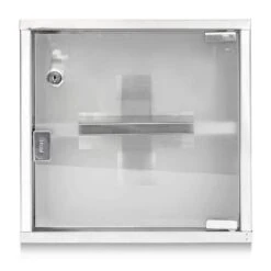 Armoire à Pharmacie EMERGENCY Inox Porte -Le Coin Bain Parfait Boutique 77e0e2ec275f46d1bbfe126e3696d206