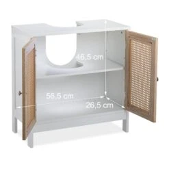 Meuble Sous Lavabo Portes Effet Rotin -Le Coin Bain Parfait Boutique 7837089be73141faaf9df8c4151373ee