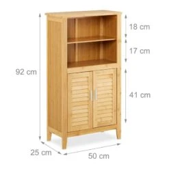 Armoire De Salle De Bain LAMELL Bambou -Le Coin Bain Parfait Boutique 79114e09416c40dcbc7cf7295f909427