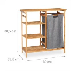 Étagère En Bambou Avec Panier à Linge -Le Coin Bain Parfait Boutique 7a405797e33d4890b250b7f252bf45fe