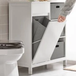 Armoire Salle De Bain BZR77-W -Le Coin Bain Parfait Boutique 7ae1cb959c4448a58f11664caef3dc25