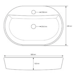 Lavabo Ovale 60x40x12cm Noir Céramique 13 Lavabo Ovale 60x40x12cm Noir Céramique -Le Coin Bain Parfait Boutique 7b08d51321b2498ba9d41a3ef623252b