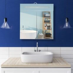 Placard De Salle De Bains à LED 2 Portes -Le Coin Bain Parfait Boutique 7bfc3ef5ad1b4602bc63dcadf628d1b4