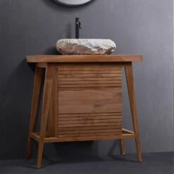 Rio - Petit Meuble De Salle De Bain En T -Le Coin Bain Parfait Boutique 7d6f25288ca54a64bfcc4d80a2314a7d