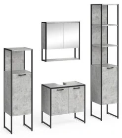 Salle De Bain Fyrk Béton (4 éléments)