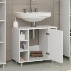 Meuble Sous-lavabo Fynn Blanc -Le Coin Bain Parfait Boutique 80229a5d43b644b4a21a52e3fcbf33a3