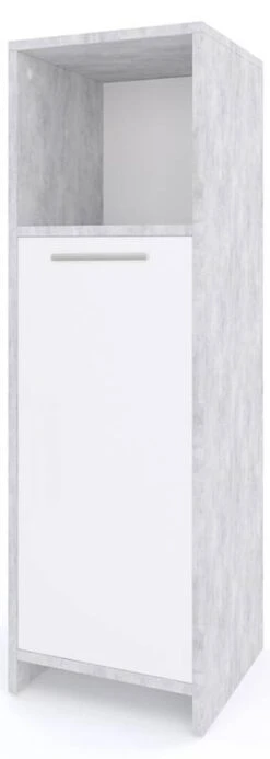 Chiffonnier Kiko Béton/blanc