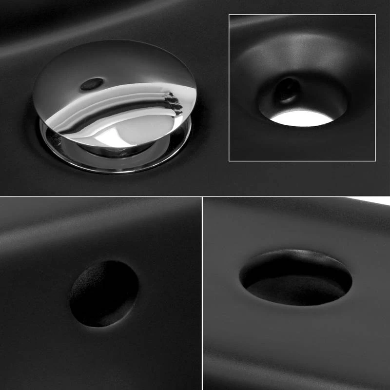 Vasque 71x18x47cm Noir 5 Vasque 71x18x47cm Noir – Image 5