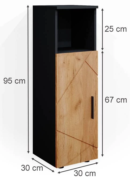 Chiffonnier Irma Anthracite Brillant 13 Chiffonnier Irma Anthracite Brillant â Image 13