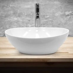 Vasque Forme Ovale 410x330x142mm Blanc -Le Coin Bain Parfait Boutique 87d86e93ebbf4b2c88b4799f56736804