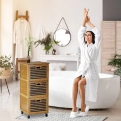 Caisson à Roulettes 3 Tiroirs étagères -Le Coin Bain Parfait Boutique 8e0790563ab6412e9eb4dd77f0dbd928