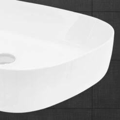 Lavabo Ovale 55x42x14cm Blanc Céramique -Le Coin Bain Parfait Boutique 8f7739cdbf444374a92901ded28ddda2