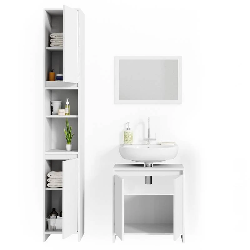 Salle De Bain Emma Blanc (3 élém.) 5 Salle De Bain Emma Blanc (3 élém.) – Image 5