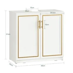 Meuble Sous Lavabo BZR86-W -Le Coin Bain Parfait Boutique 900014c61ef244cda60ccfbf99ce52a6