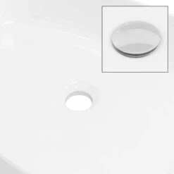 Lavabo Ovale 55x42x14cm Blanc Céramique -Le Coin Bain Parfait Boutique 90f3cadc77fd445f91d0fac9d83c7c8f