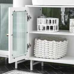 Meuble Sous Lavabo BZR115-W -Le Coin Bain Parfait Boutique 9952c3f5011f4e41bc68bb3502252f09