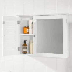 Armoire Haut Avec Miroir BZR55-DG -Le Coin Bain Parfait Boutique 99a0984fbc494f60bacbbca514ac551f