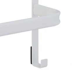 Porte-serviettes De Porte Acier Blanc -Le Coin Bain Parfait Boutique 9b9b79f82e8b433eb63cf34306769fec