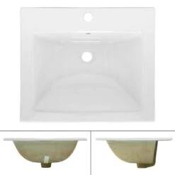 Vasque Rectangulaire 52,5x45x21 Cm Blanc -Le Coin Bain Parfait Boutique 9f0e1ee03913499fa8e227763ba5ca2a