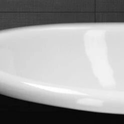 Lavabo Ovale 57x48,5x19,5 Cm Blanc -Le Coin Bain Parfait Boutique a09c6dc965f34be6b36a9991a75ffb54