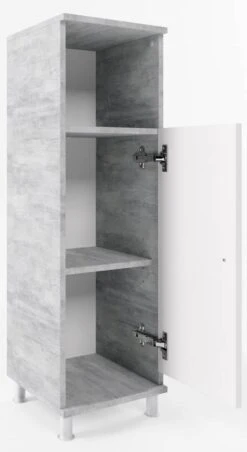 Chiffonnier Fynn Béton/blanc