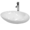 Vasque Forme Ovale 585x375x145 Mm Blanc