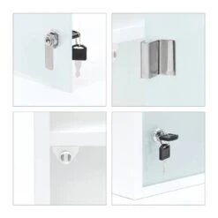 Armoire à Pharmacie Blanche Inox -Le Coin Bain Parfait Boutique a4ae2801d2824ab6a5d2b20cc70601ad