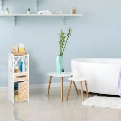 Petite Armoire étagère 5 Niveaux -Le Coin Bain Parfait Boutique a67699acd01b4755a427b31662ead907