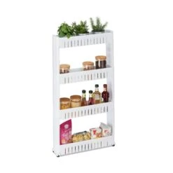 Étagère De Cuisine à Roulettes 4 Niveaux -Le Coin Bain Parfait Boutique a79f23dc825044d6b82317b63c5fdf5f