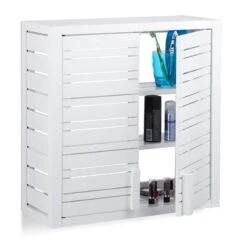 Placard Mural Salle De Bain Bambou Blanc -Le Coin Bain Parfait Boutique a7ed7664d1ea48b0955acbf939098611