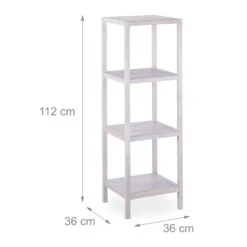 Étagère Salle De Bain Noyer Blanc -Le Coin Bain Parfait Boutique ab5574cd89d84038845c1a4e77b678a5