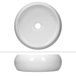 Vasque Ronde 400x350x155 Mm Blanc -Le Coin Bain Parfait Boutique af9e463c0e844f23b9b37a8d741cc4ab 1