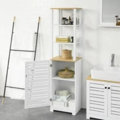 Meuble Colonne Salle De Bain BZR43-W -Le Coin Bain Parfait Boutique b19127ddbf03405a888589352a2b069b