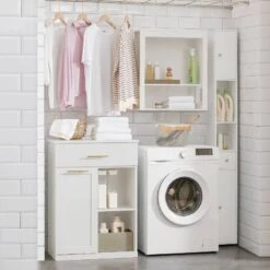 Armoire à Linge BZR66-W -Le Coin Bain Parfait Boutique b8a311b6533246e3a404b31bd9e67406