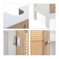 Meuble Sous Lavabo Portes Effet Rotin -Le Coin Bain Parfait Boutique b8f67c9b7400403ab2050eb168622c0d