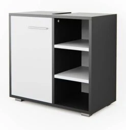 Meuble Sous-lavabo Perry Anthracite