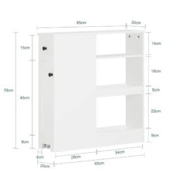 Armoire Toilettes BZR106-W 19 Armoire Toilettes BZR106-W -Le Coin Bain Parfait Boutique bbff88cd26804363b39c927d4650b275