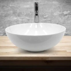 Vasque Ronde Ø 320x135 Mm Blanc -Le Coin Bain Parfait Boutique bc20979c87284bdf8cce6ff9afa1dade