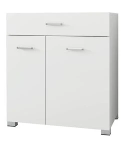 Armoire à Linge 75x785x45 Cm Blanc