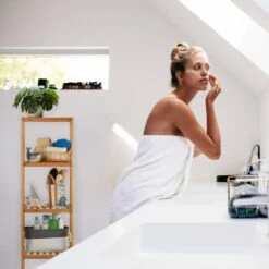 Étagère Salle De Bain Bambou 5 Niveaux -Le Coin Bain Parfait Boutique bec52d2b508f46519f35cc8e7a6b2996